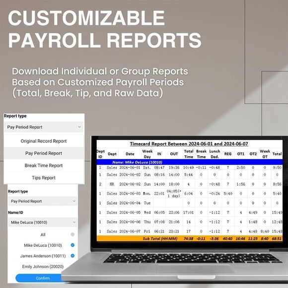 Time Clock with 10 IC Cards (NEW) - Picture 4 of 6
